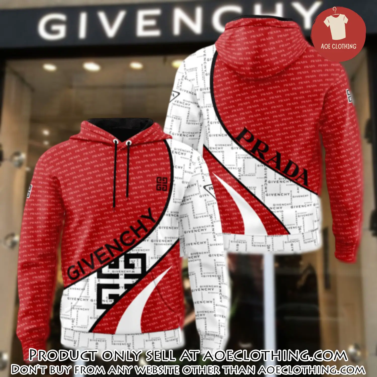 Givenchy prada unisex hoodie luxury brand gifts  jh2288 aoe1414313